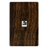 Conjunto RJ45 4x2 - Novara Especiais Ebano